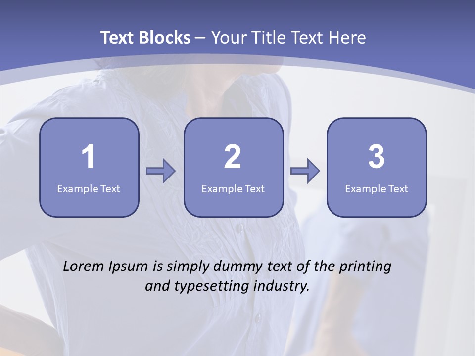 Old Human Pain PowerPoint Template