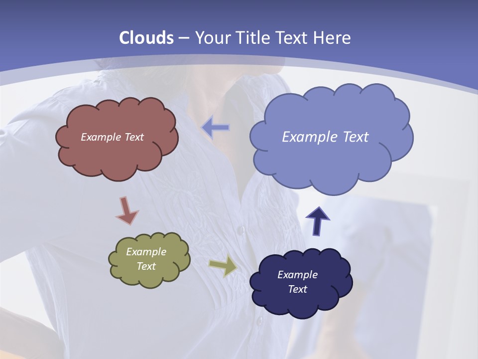 Old Human Pain PowerPoint Template