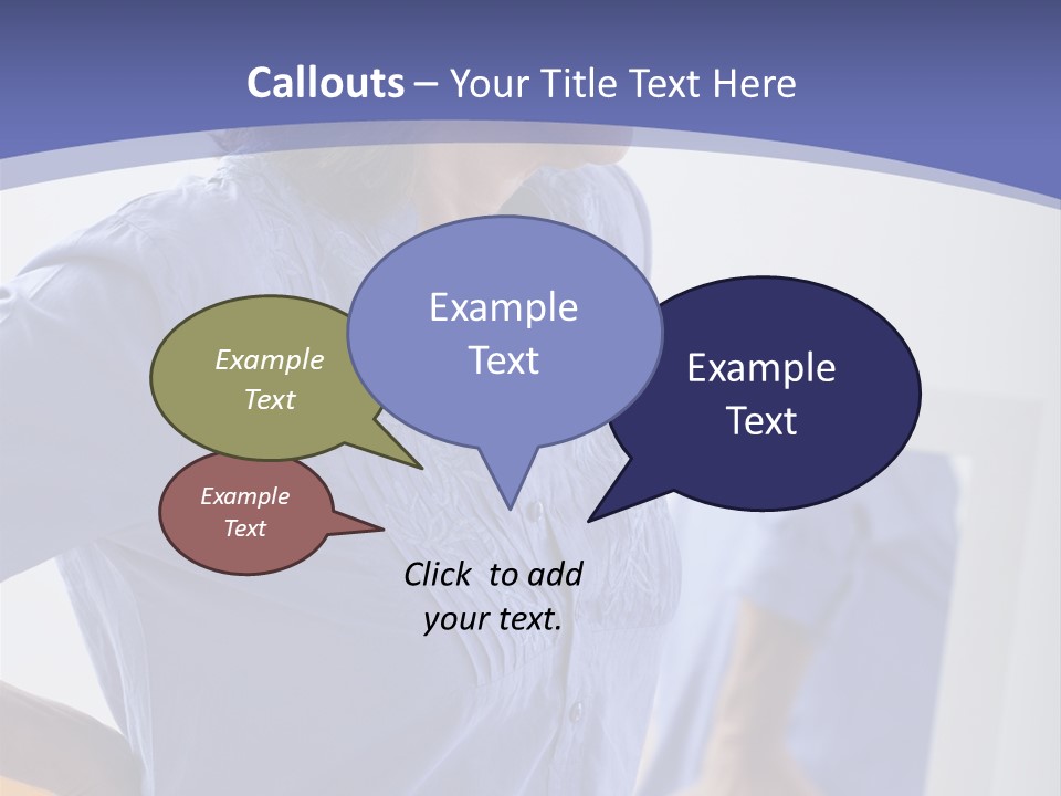Old Human Pain PowerPoint Template