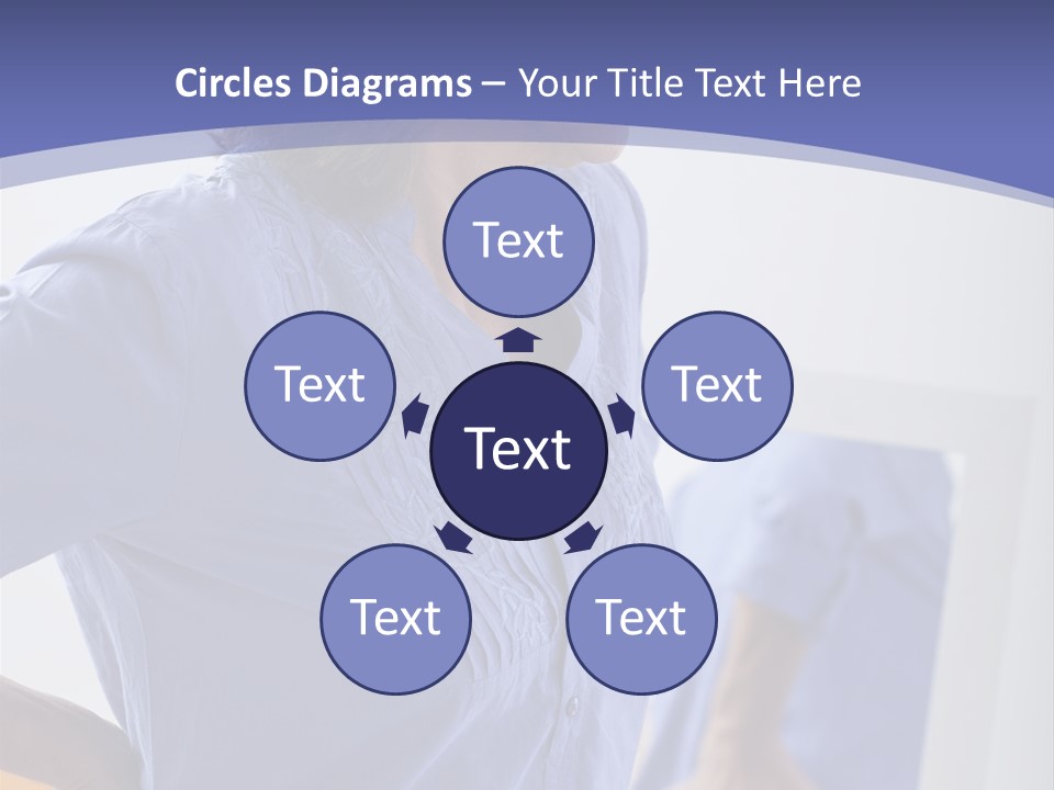 Old Human Pain PowerPoint Template