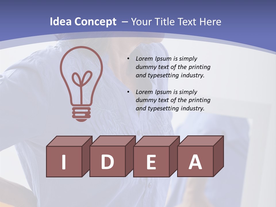 Old Human Pain PowerPoint Template