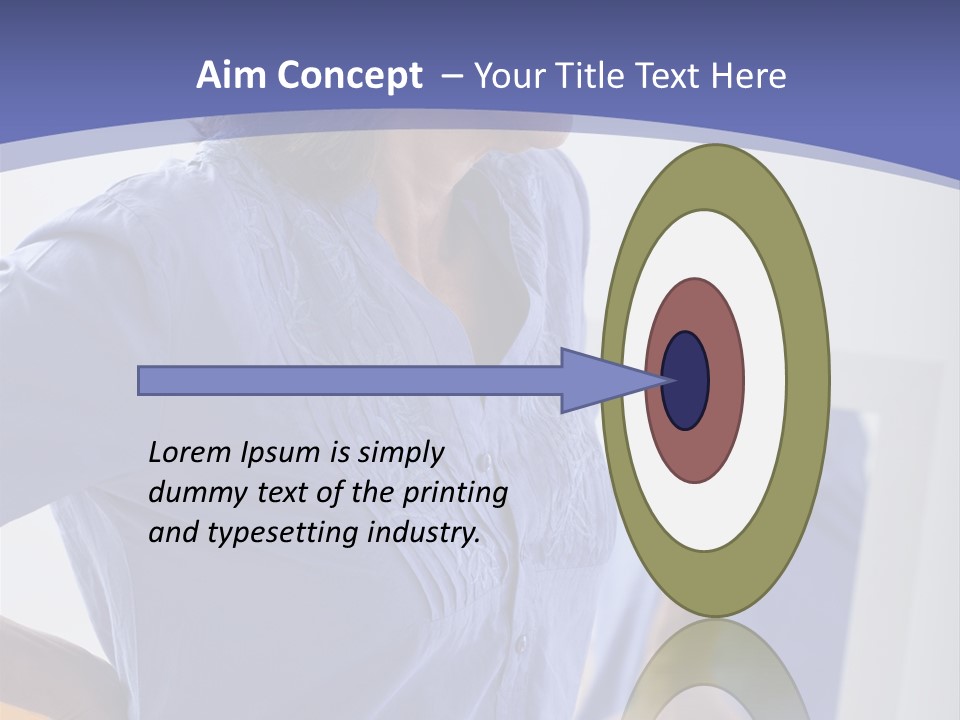 Old Human Pain PowerPoint Template