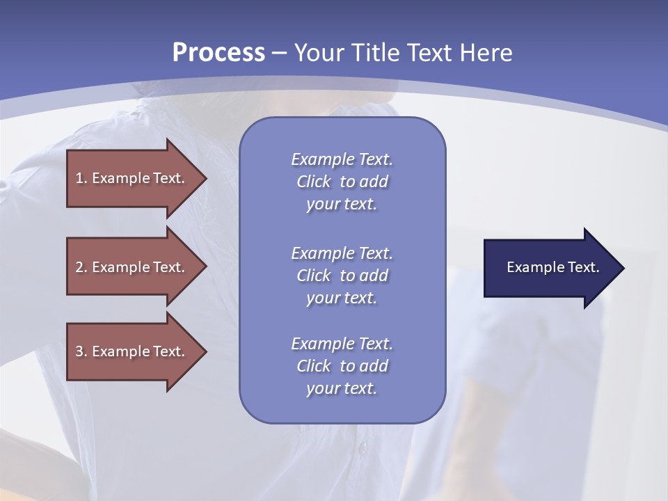 Old Human Pain PowerPoint Template