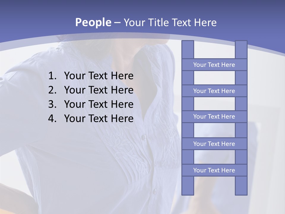 Old Human Pain PowerPoint Template