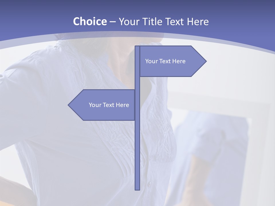 Old Human Pain PowerPoint Template