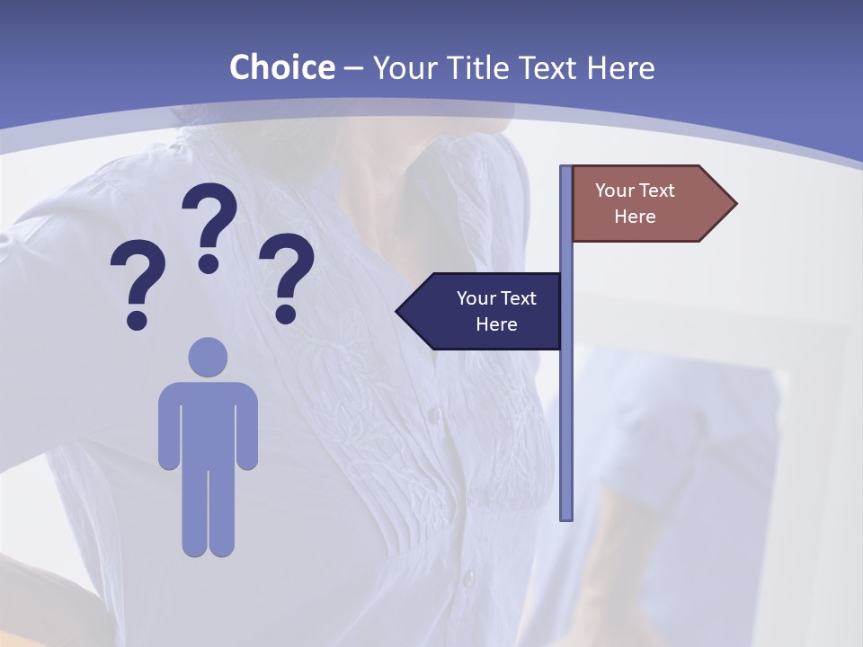 Old Human Pain PowerPoint Template