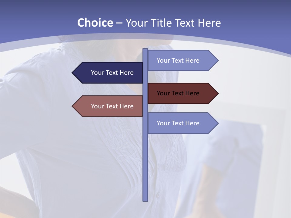 Old Human Pain PowerPoint Template