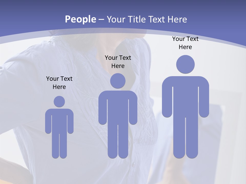 Old Human Pain PowerPoint Template