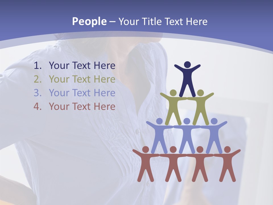 Old Human Pain PowerPoint Template