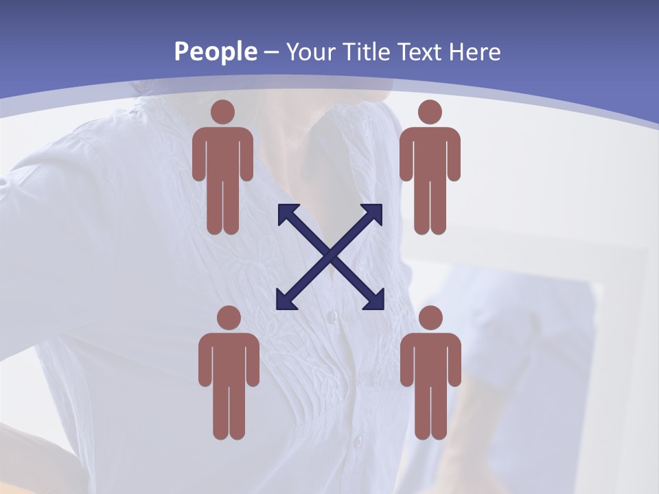 Old Human Pain PowerPoint Template