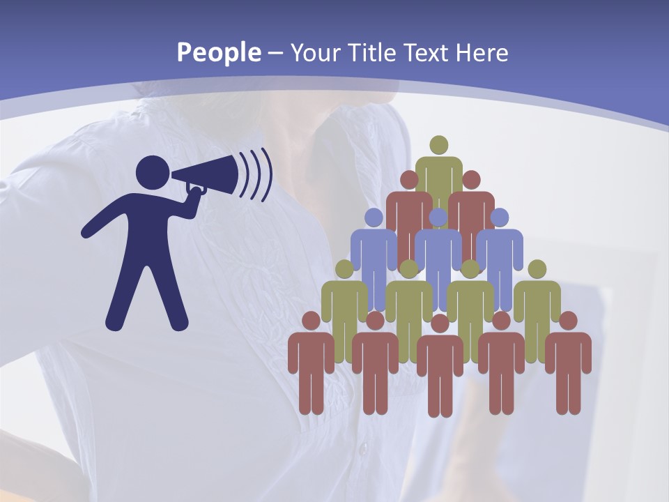 Old Human Pain PowerPoint Template