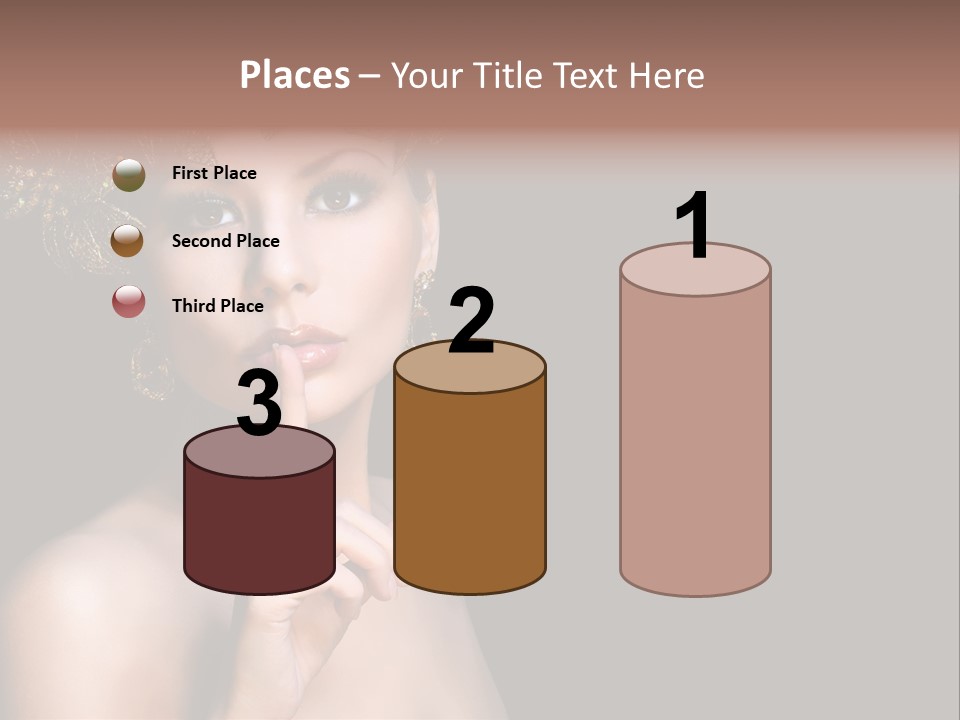Beauty Woman Purity PowerPoint Template