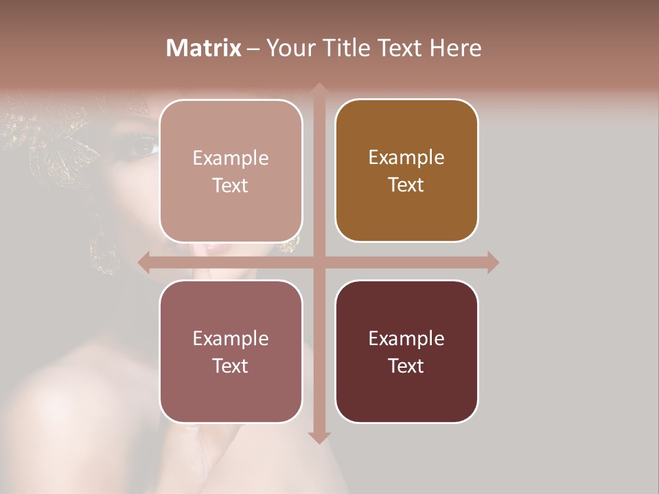 Beauty Woman Purity PowerPoint Template