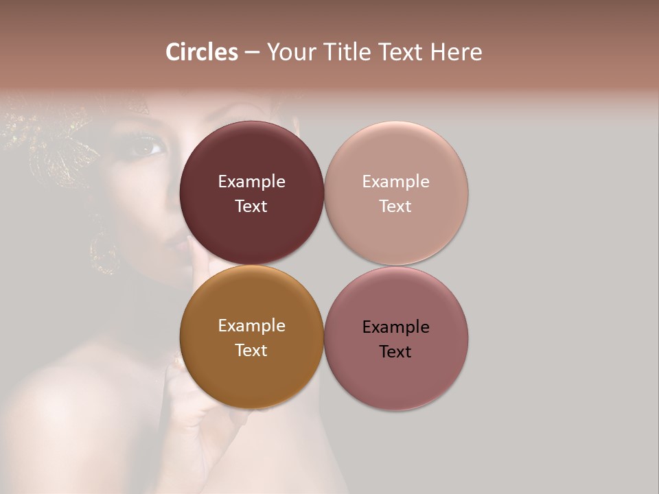 Beauty Woman Purity PowerPoint Template
