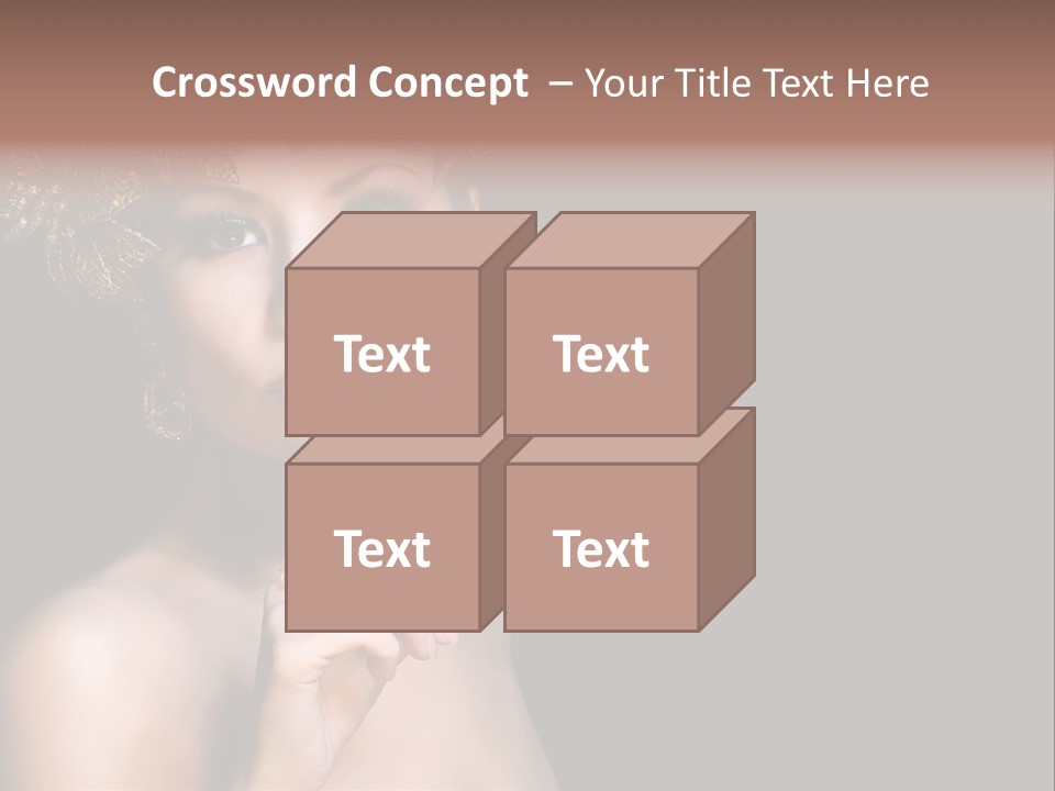 Beauty Woman Purity PowerPoint Template