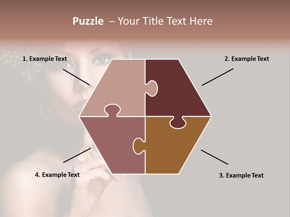 Beauty Woman Purity PowerPoint Template