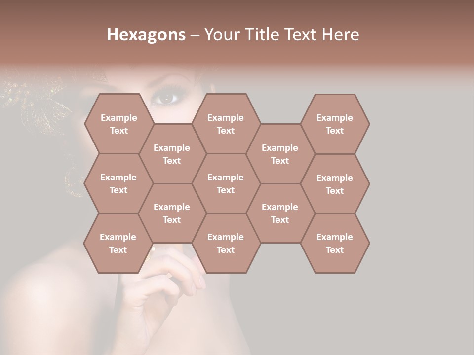 Beauty Woman Purity PowerPoint Template