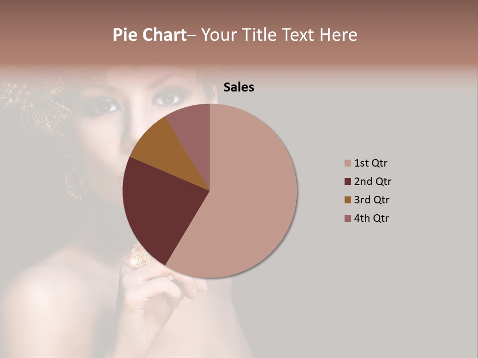 Beauty Woman Purity PowerPoint Template