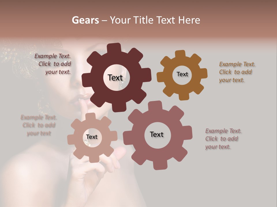 Beauty Woman Purity PowerPoint Template