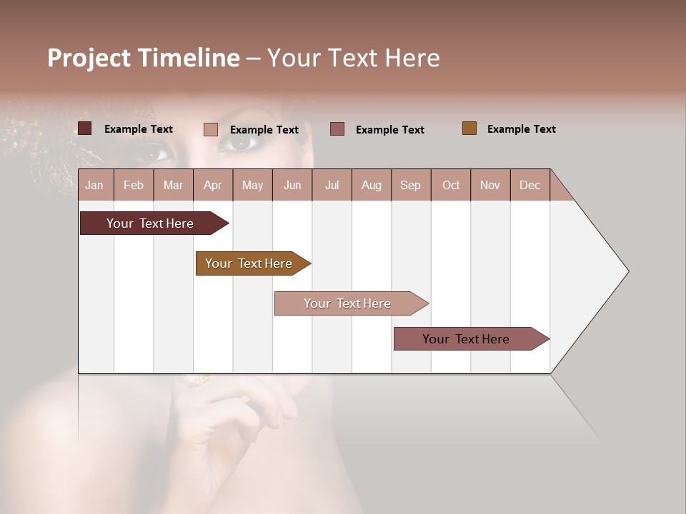 Beauty Woman Purity PowerPoint Template
