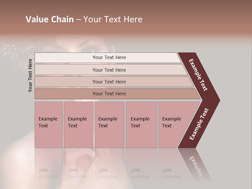 Beauty Woman Purity PowerPoint Template