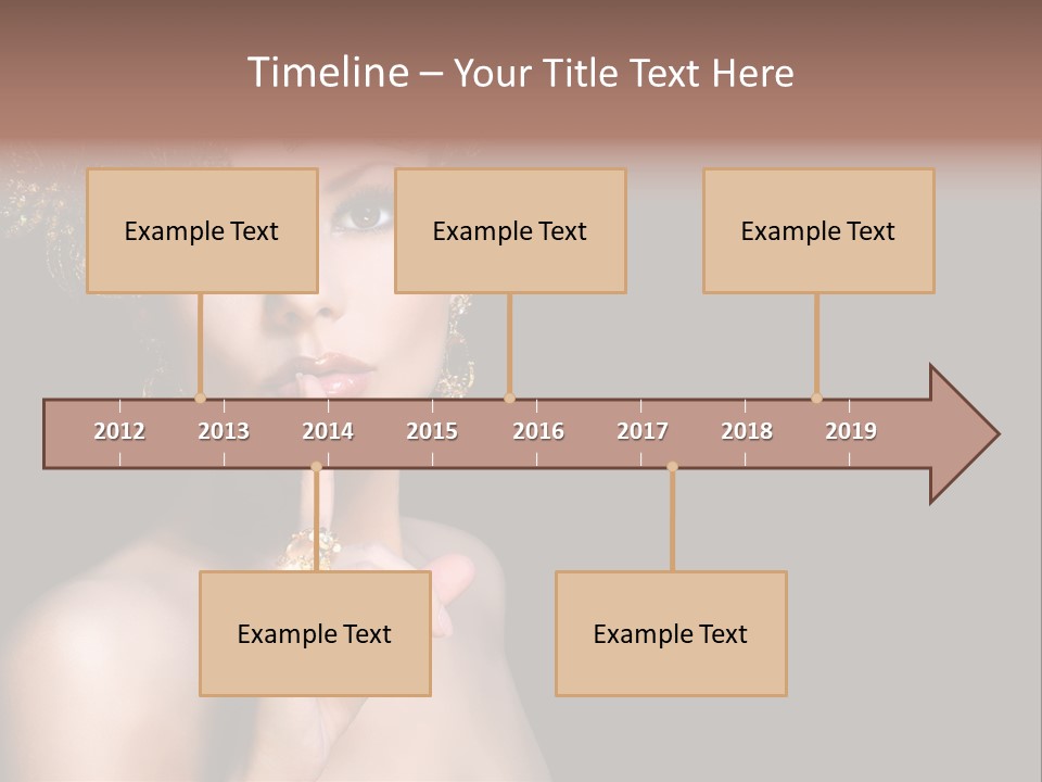 Beauty Woman Purity PowerPoint Template