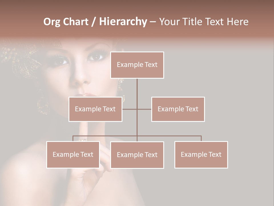 Beauty Woman Purity PowerPoint Template