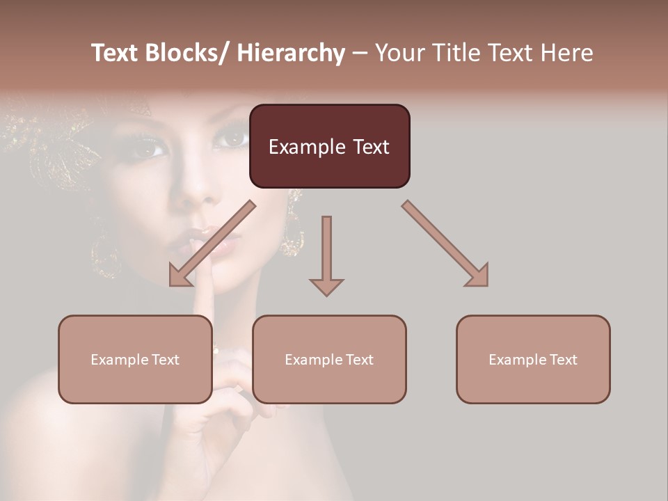 Beauty Woman Purity PowerPoint Template