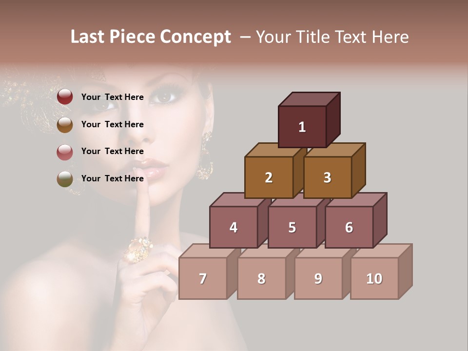 Beauty Woman Purity PowerPoint Template