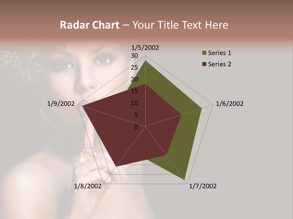 Beauty Woman Purity PowerPoint Template