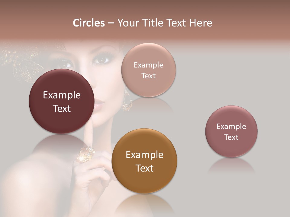 Beauty Woman Purity PowerPoint Template