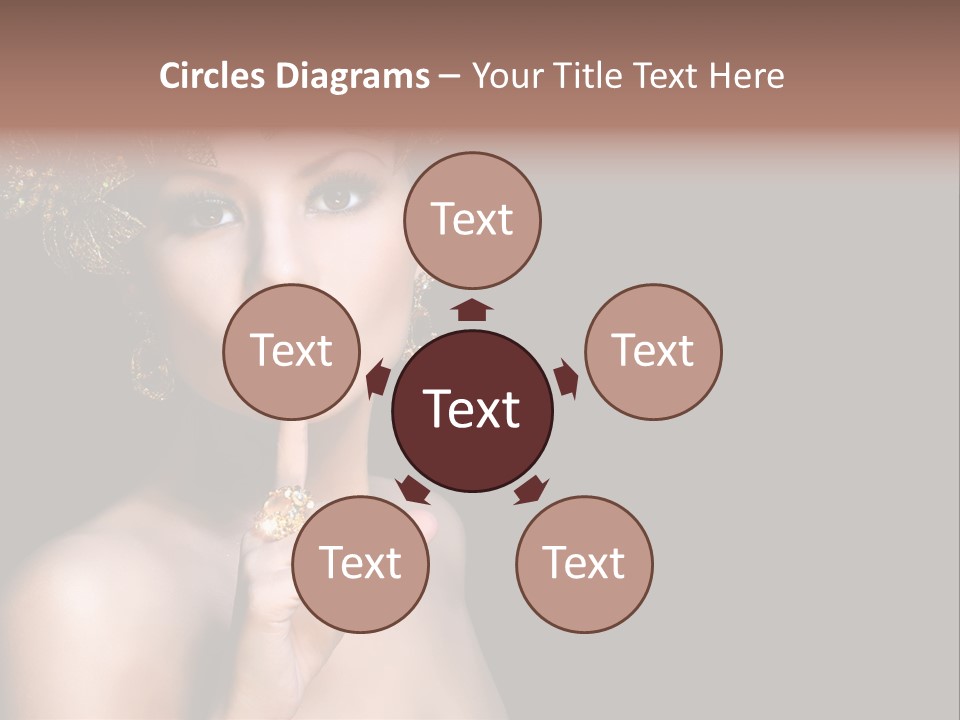 Beauty Woman Purity PowerPoint Template