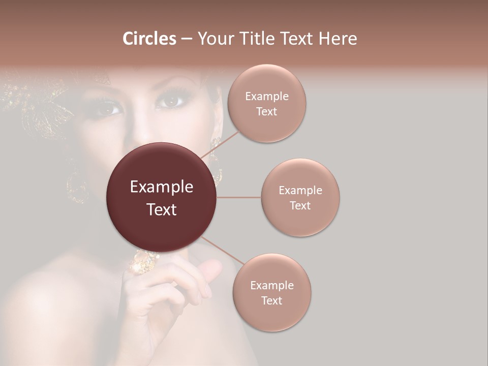 Beauty Woman Purity PowerPoint Template