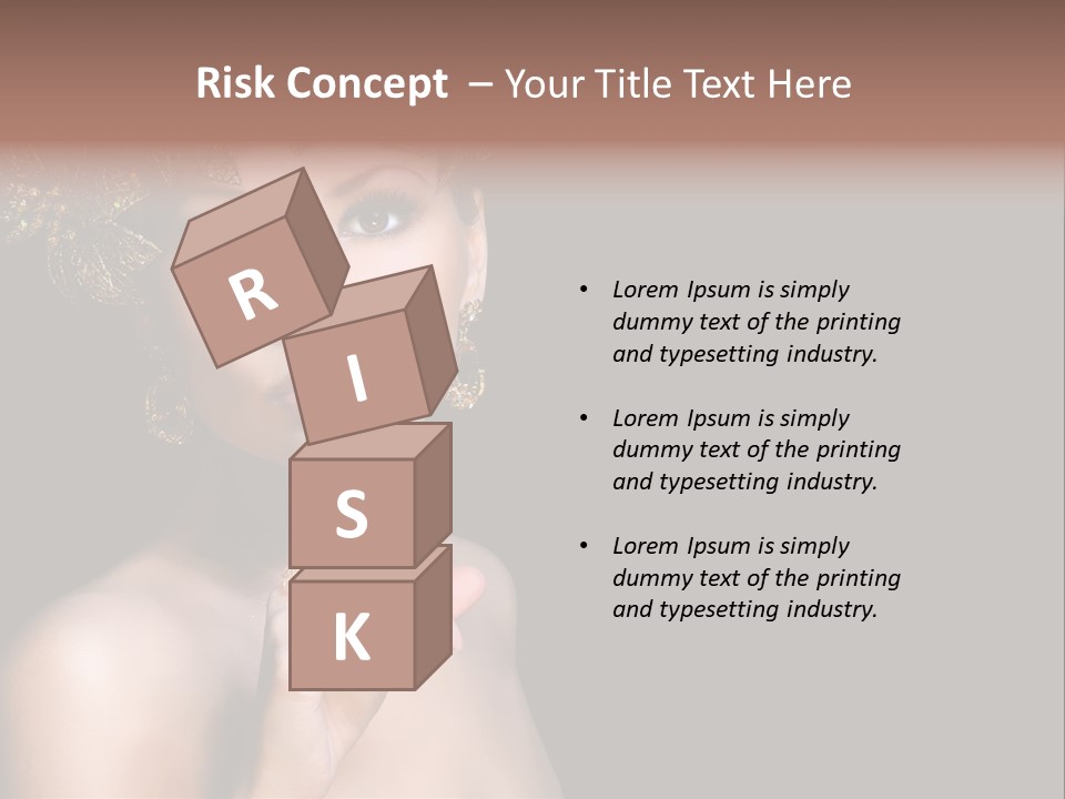 Beauty Woman Purity PowerPoint Template