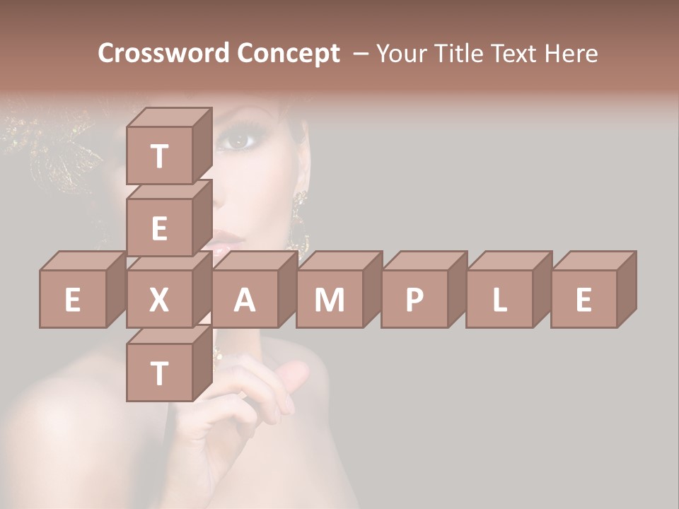 Beauty Woman Purity PowerPoint Template