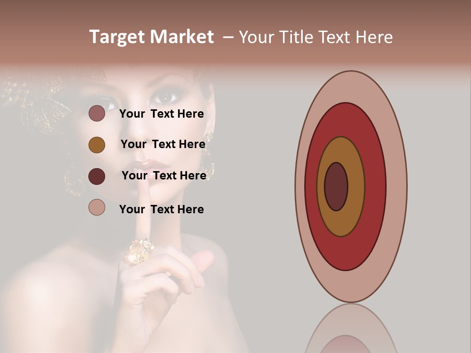 Beauty Woman Purity PowerPoint Template