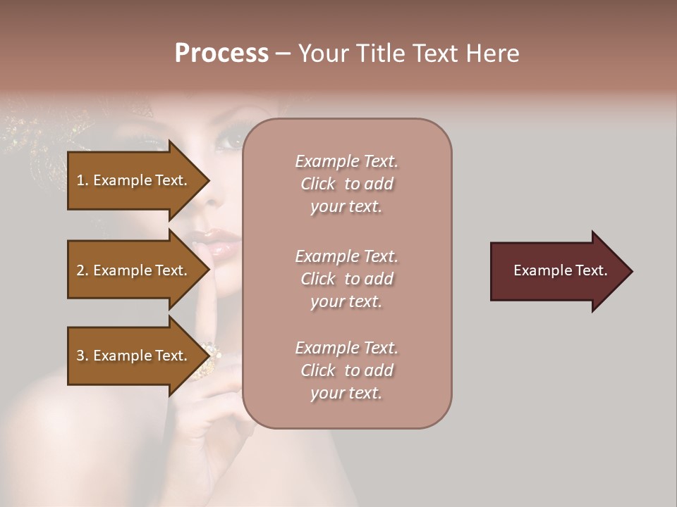 Beauty Woman Purity PowerPoint Template