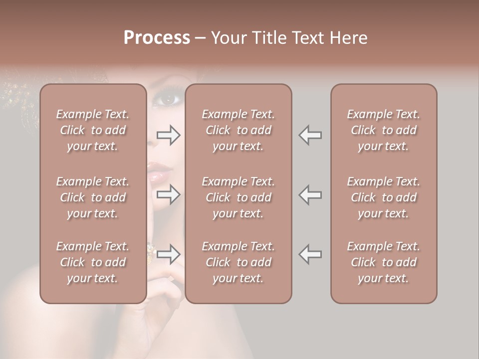 Beauty Woman Purity PowerPoint Template