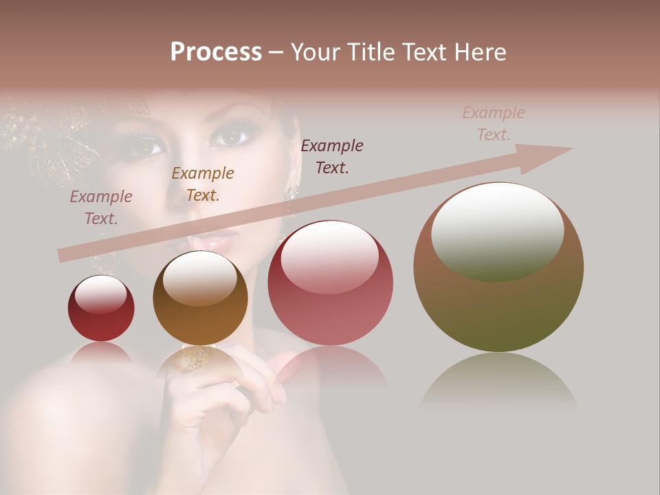 Beauty Woman Purity PowerPoint Template