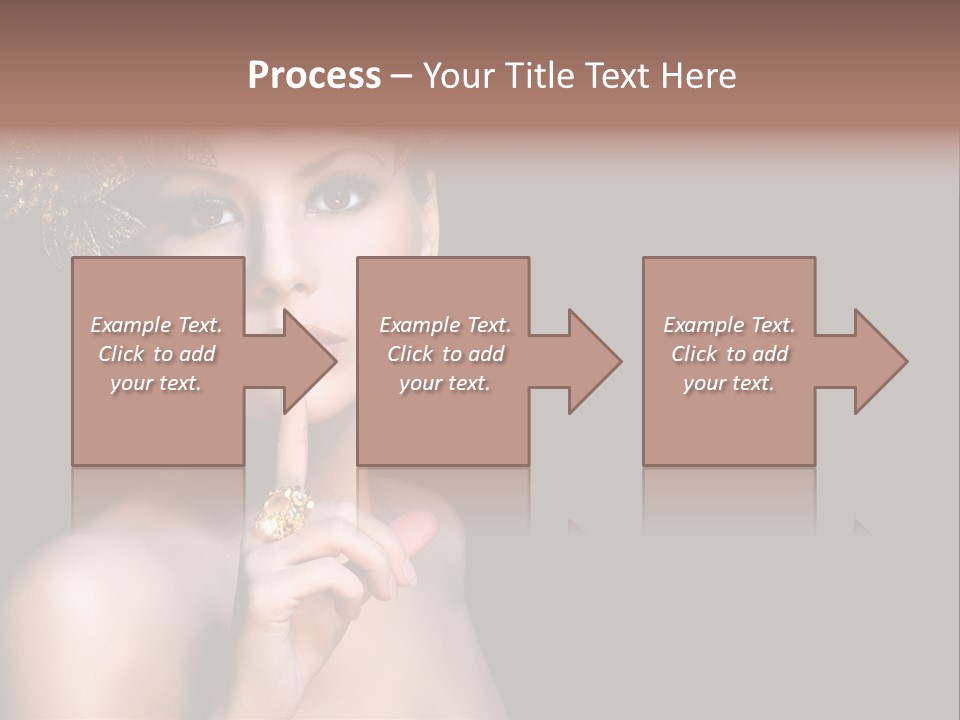 Beauty Woman Purity PowerPoint Template