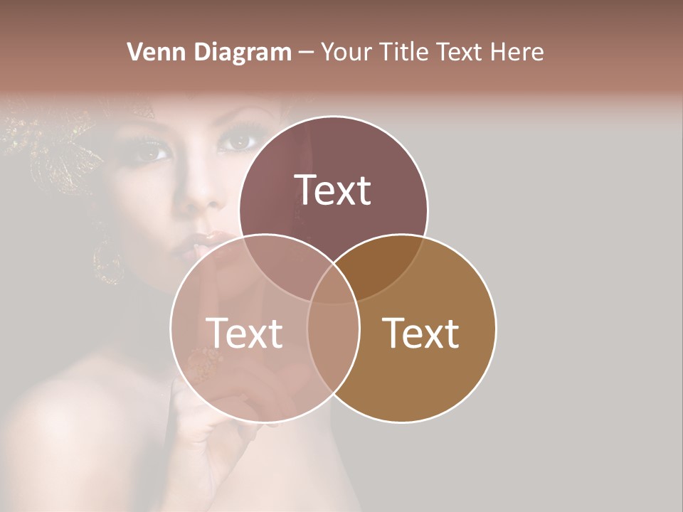 Beauty Woman Purity PowerPoint Template