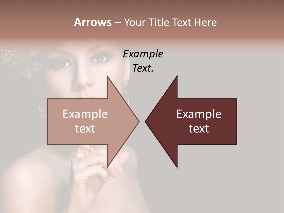 Beauty Woman Purity PowerPoint Template