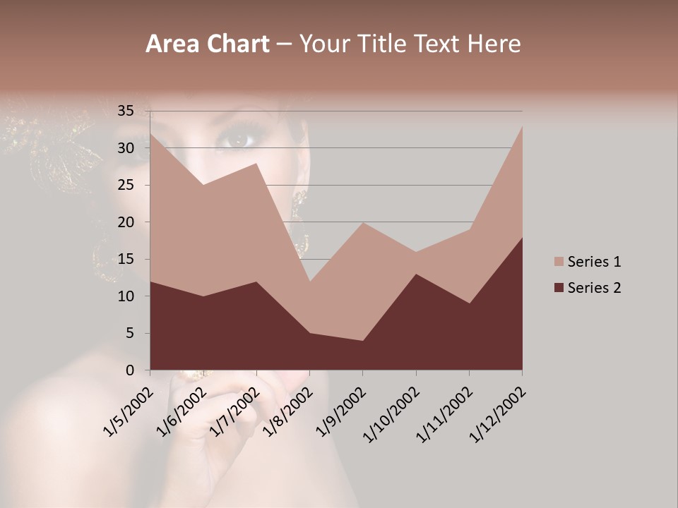 Beauty Woman Purity PowerPoint Template