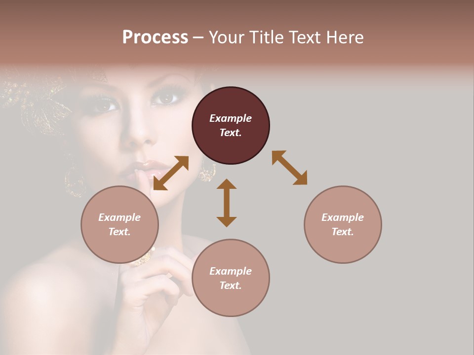Beauty Woman Purity PowerPoint Template