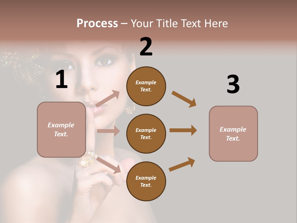 Beauty Woman Purity PowerPoint Template