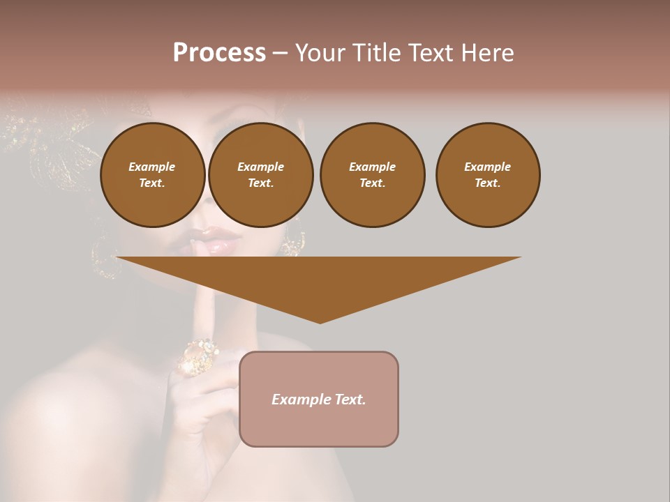 Beauty Woman Purity PowerPoint Template