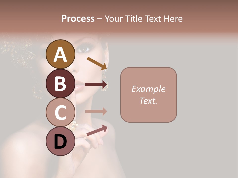 Beauty Woman Purity PowerPoint Template