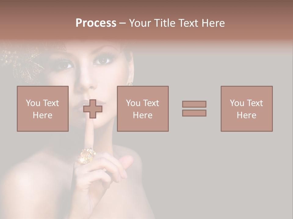 Beauty Woman Purity PowerPoint Template