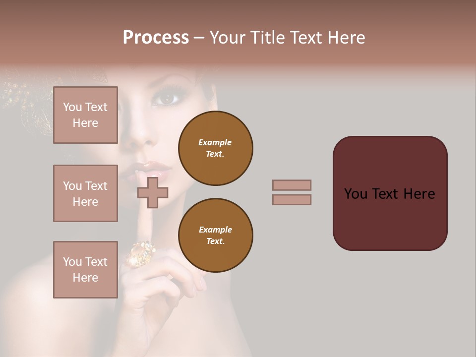 Beauty Woman Purity PowerPoint Template