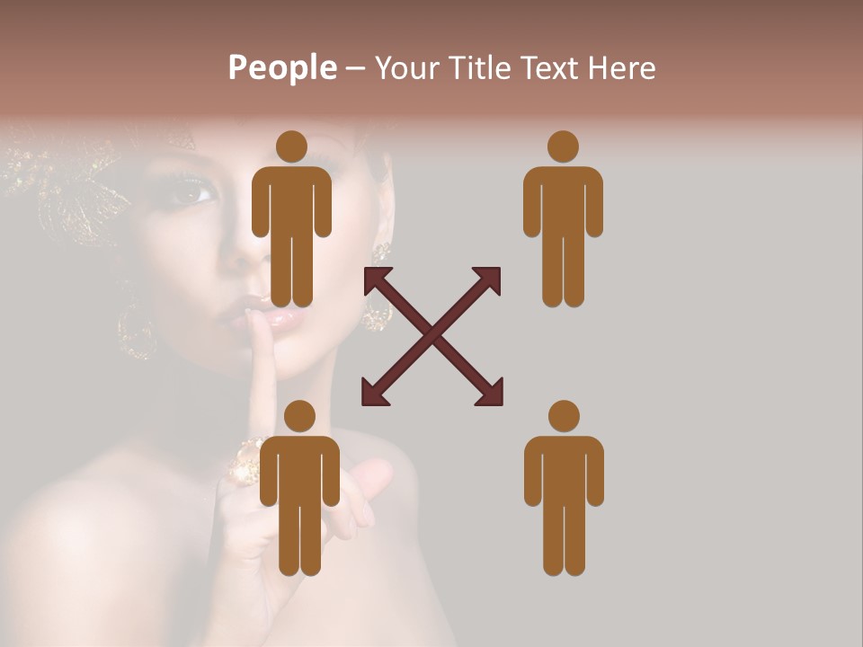 Beauty Woman Purity PowerPoint Template